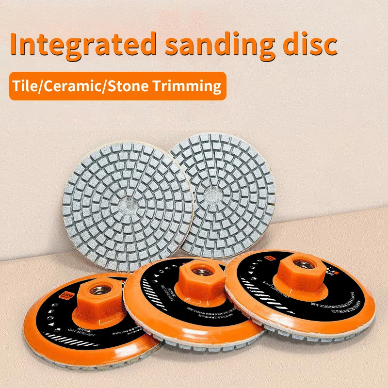 1 Stück 4 Zoll (100 mm) Diamant-Polierpad-Set, für Nass- und Trockengebrauch, für Granit, Beton, Marmor, Schleifscheiben-Set – Detail 4