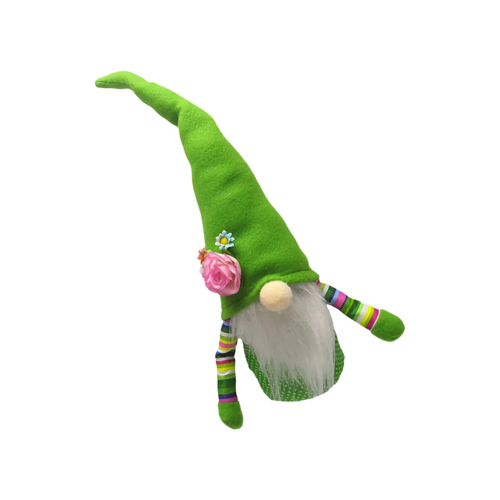 1Pcs Faceless Gnome Spring Style Decorative Lovely Scene Adornment Compact Home Desktop Ornament Unique Indoor Decor