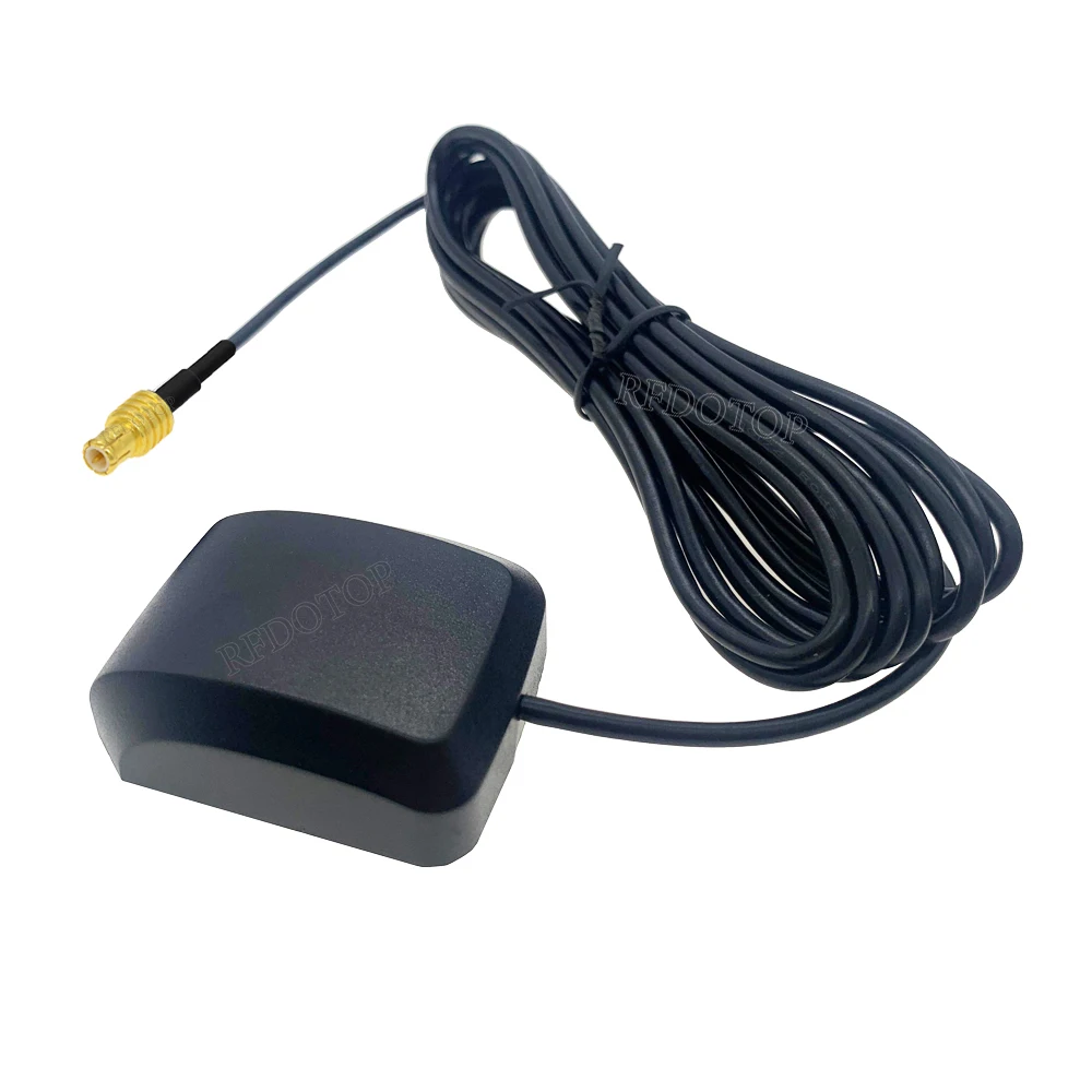 Car GPS Antenna RG174 Cable MCX Male 90 Degree Magnetic Base GPS Receiver Auto Aerial Adapter for Car Navigation Camera Player