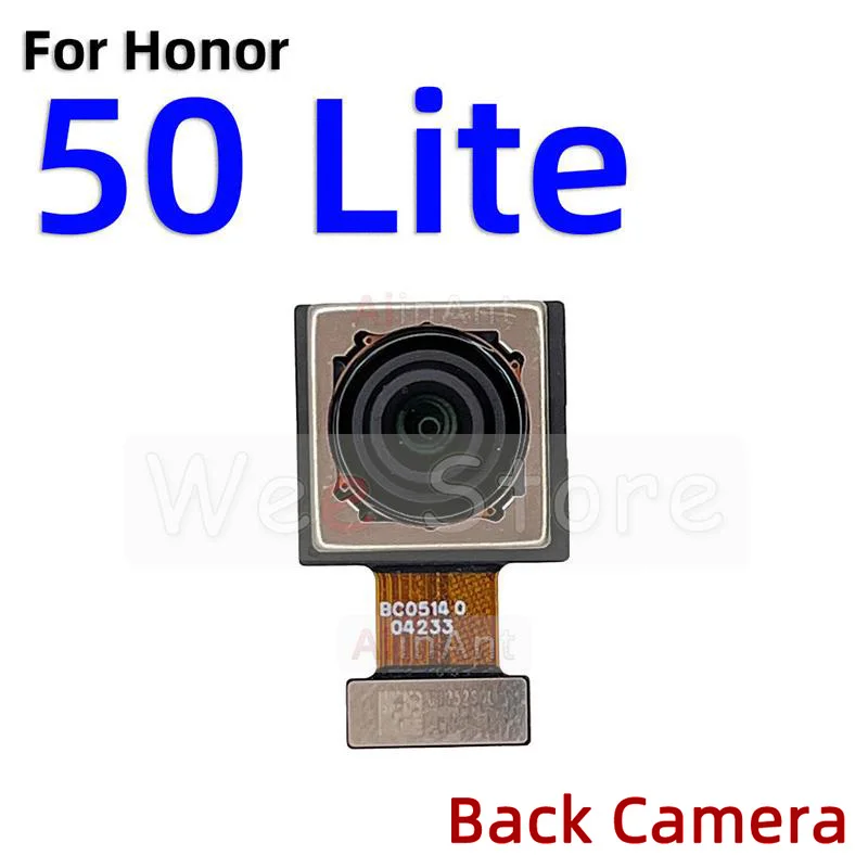 AiinAnt Front Camera Rear Main Back Camera Flex Cable For Huawei Honor 50 60 Lite Pro SE 50SE 60SE Phone Parts