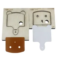 Japanese Steel Metal Knife Mold Dog Coin Purse Bank Bus Card Bag Handmade Leather Laser Knife Mold Cutter Customized