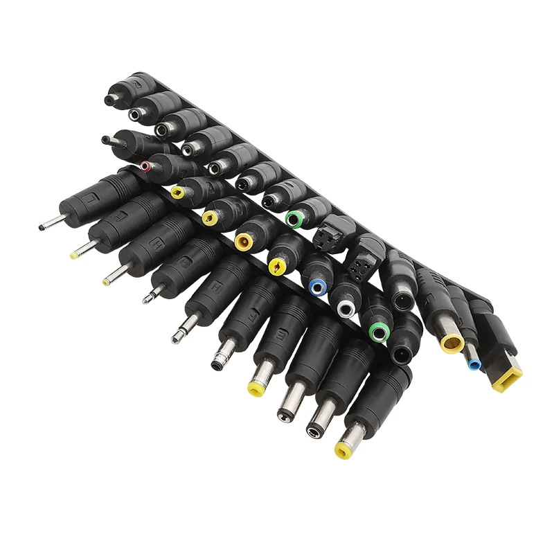 

34Pcs/lot Universal 5.5 x 2.1mm DC Power Female Jack to DC Male Plug Charging Plugs Conversion Connector Adapter