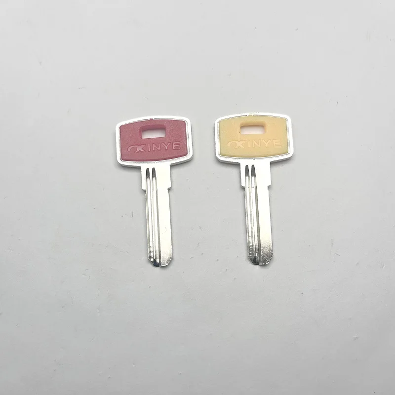 10 PCS/LOT poignée colorée AB fente serrure clés vierges pour remplacer clé serrures domestiques