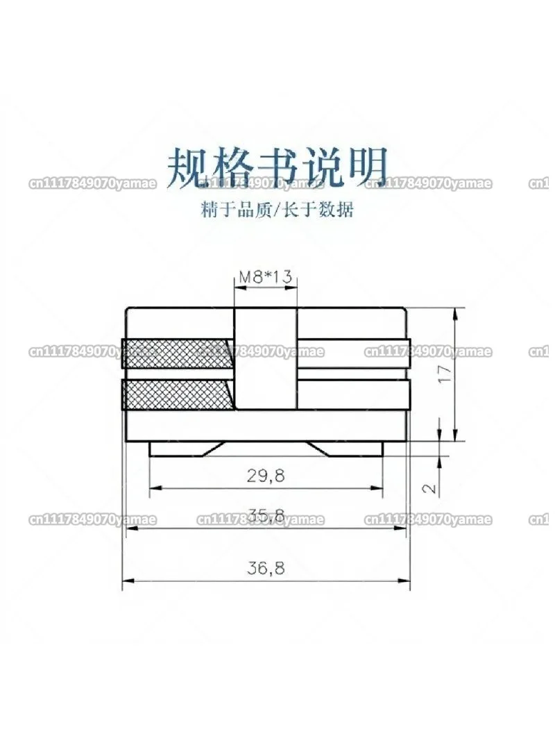 Stainless Steel Magnet Motor Vibration Sensor Mounted Magnetic Base