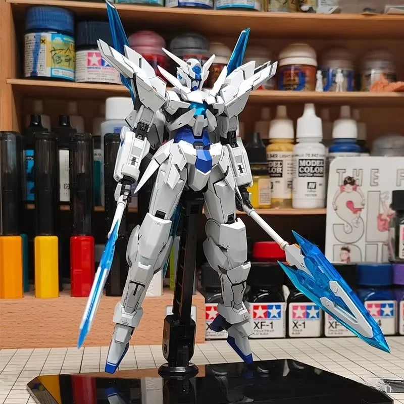 임시 Gn-Drive Hg 1/144 전쟁의 창조자 빙하 조립 모델 액션 피규어 어린이 장난감 수집품 장식 선물