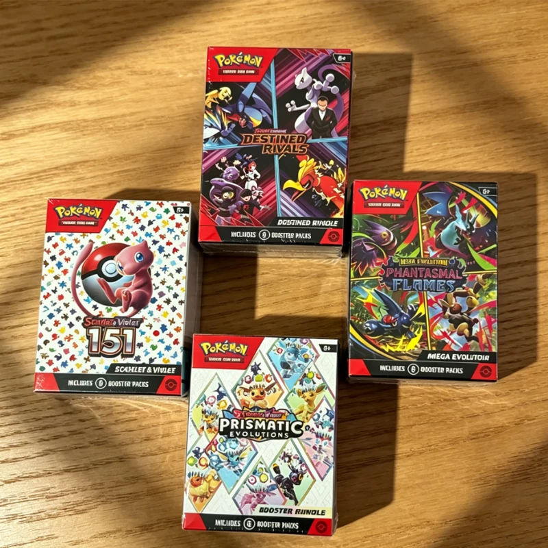 *-*NEW STOCK Pokémon English Mega Evolution Ascended Heroes Scarlet Violet 151 Booster Bundle ME03 Trainer Box Collected Trading