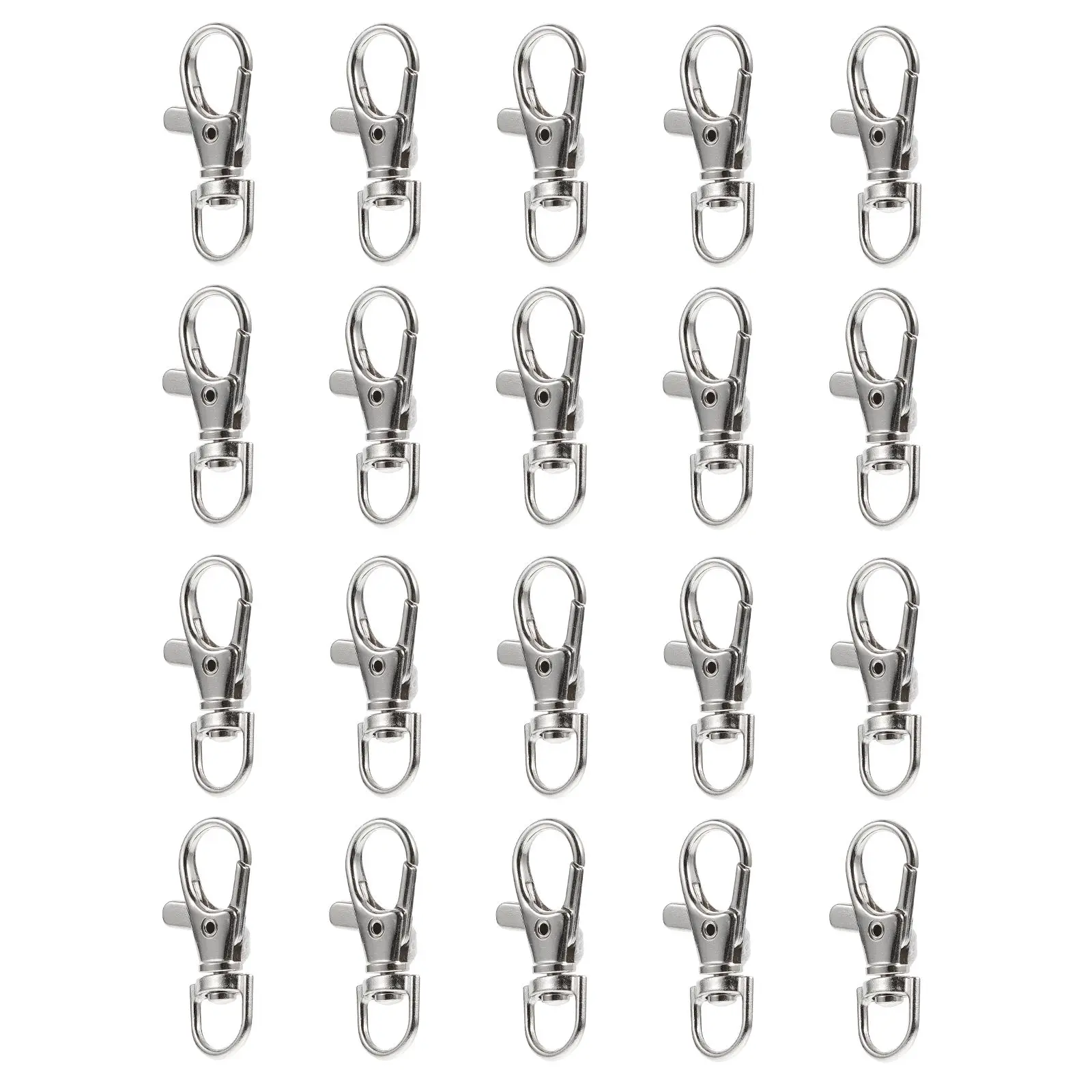 

20pcs Stainless Steel Bird Pet Door Anti Escape Farm Cage Buckle Lock Home Stainless Steel Locks Supplies