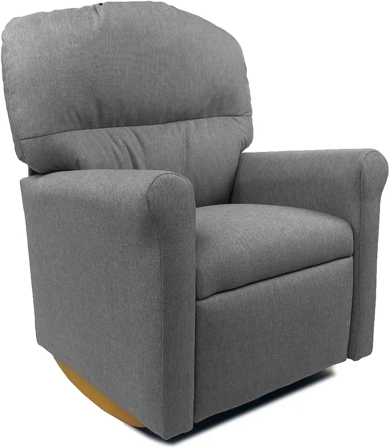 Contemporary Ash Grey Rocker Recliner (15010) living room furniture  sofas  loveseat sofa