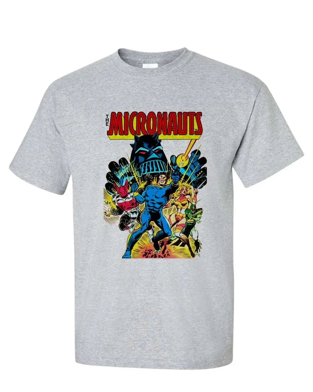 Micronauts T shirt 80s retro comics toys adult regular fit graphic tee