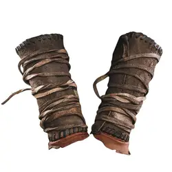 Medieval Leather Arm Guards Vintage Faux Leather Bracers Armband Medieval Wristband Armor Costume Bracer For Theme Party