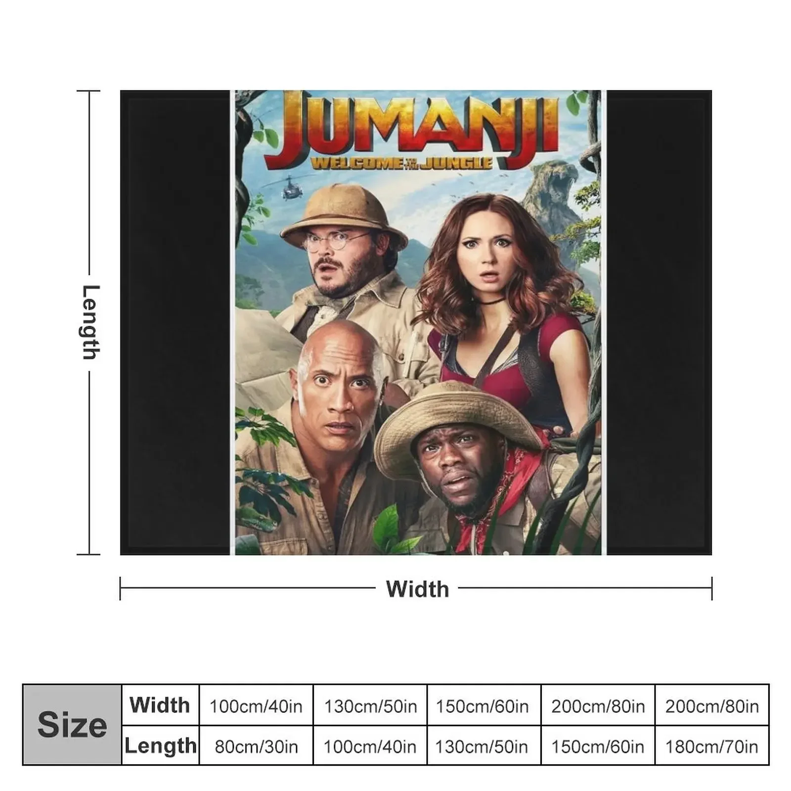 jumanji Throw Blanket Large christmas decoration Blankets