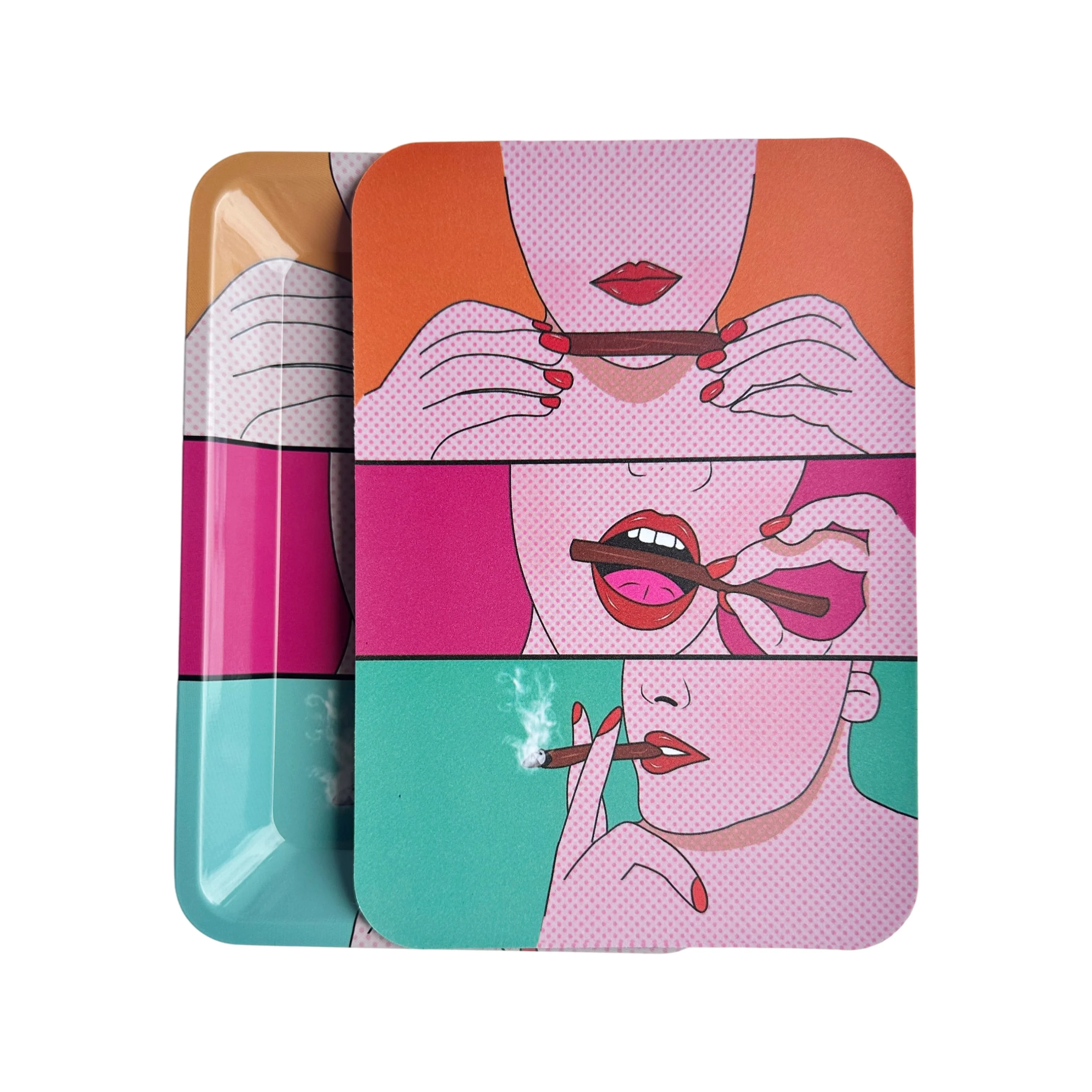 

Rolling Tray with Magnitic Cover Multi Patterns 180*125mm