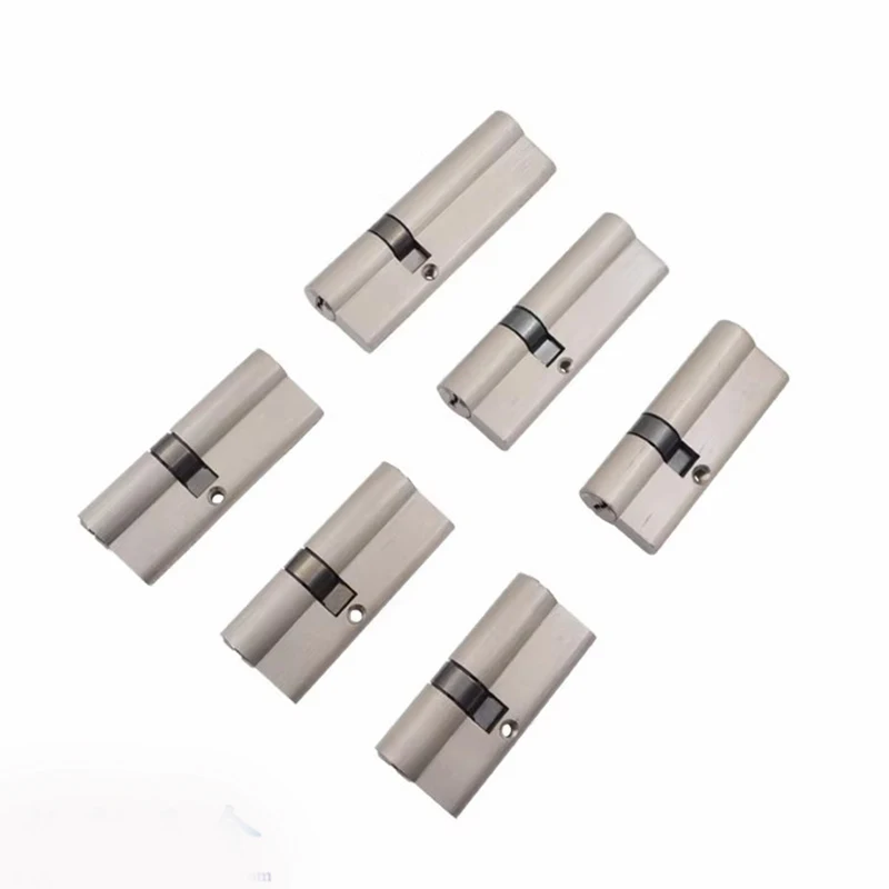 Zinc alloy double opening eccentric lock cylinder 70-30-40mm 5 keys rame serratura di sicurezza per porta antifurto