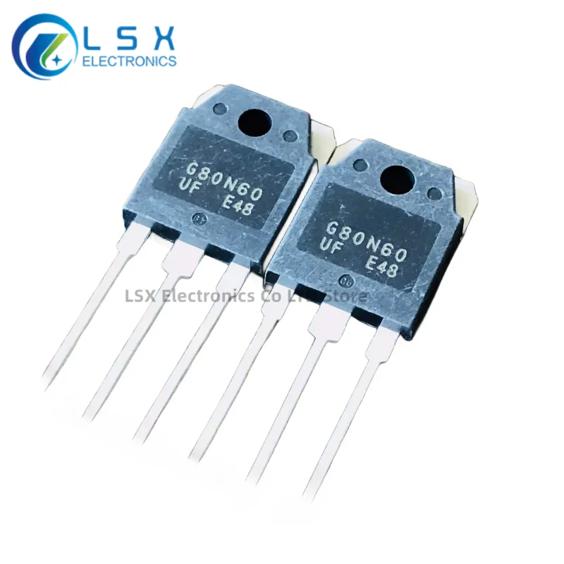 10PCS SGH80N60UF G80N60UF IGBT TO-3P 600V 80A IGBT Brand New Original Imported