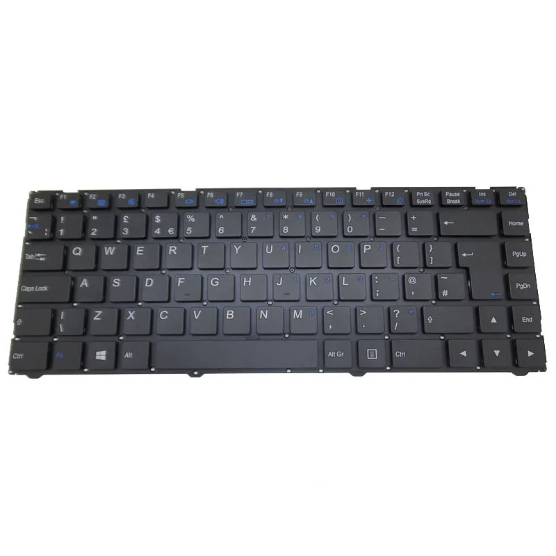 No Backlit UK BR NE RU Keyboard For Entroware 14