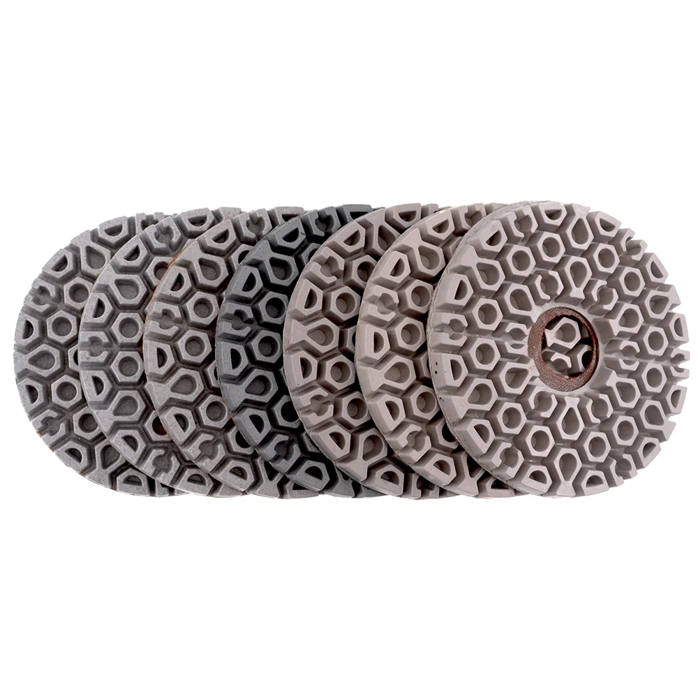 5Inch Diamond Polishing Pad Aggressive Grinding Sanding Disc For Granite Marble Stone Wet Use Edge Floor Polish Wheel