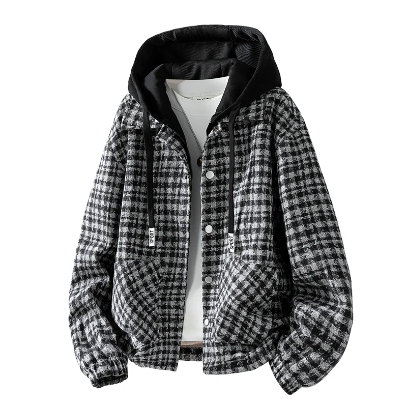 دراجة نارية سترة مناسبة رجل الخريف الشتاء الدافئة ملابس خارجية سميكة العصرية الشنيل سترة المراهقين الدافئة القطن وسادة مبطنة معطف #6