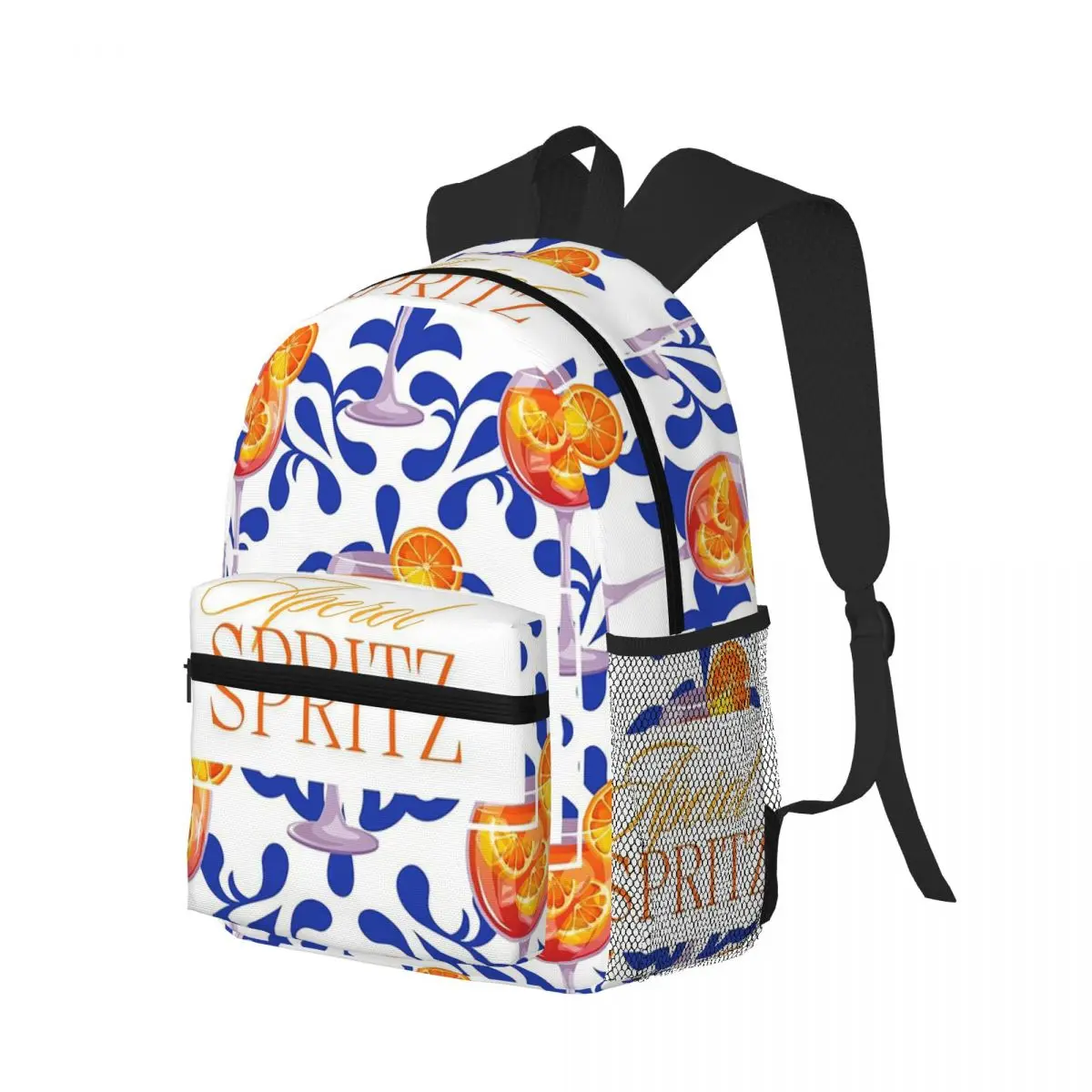 

Aperol Spritz Italianate Student Backpack School Bag Hiking Travel Daypack for Men Women Bookbag Shoulder Bags