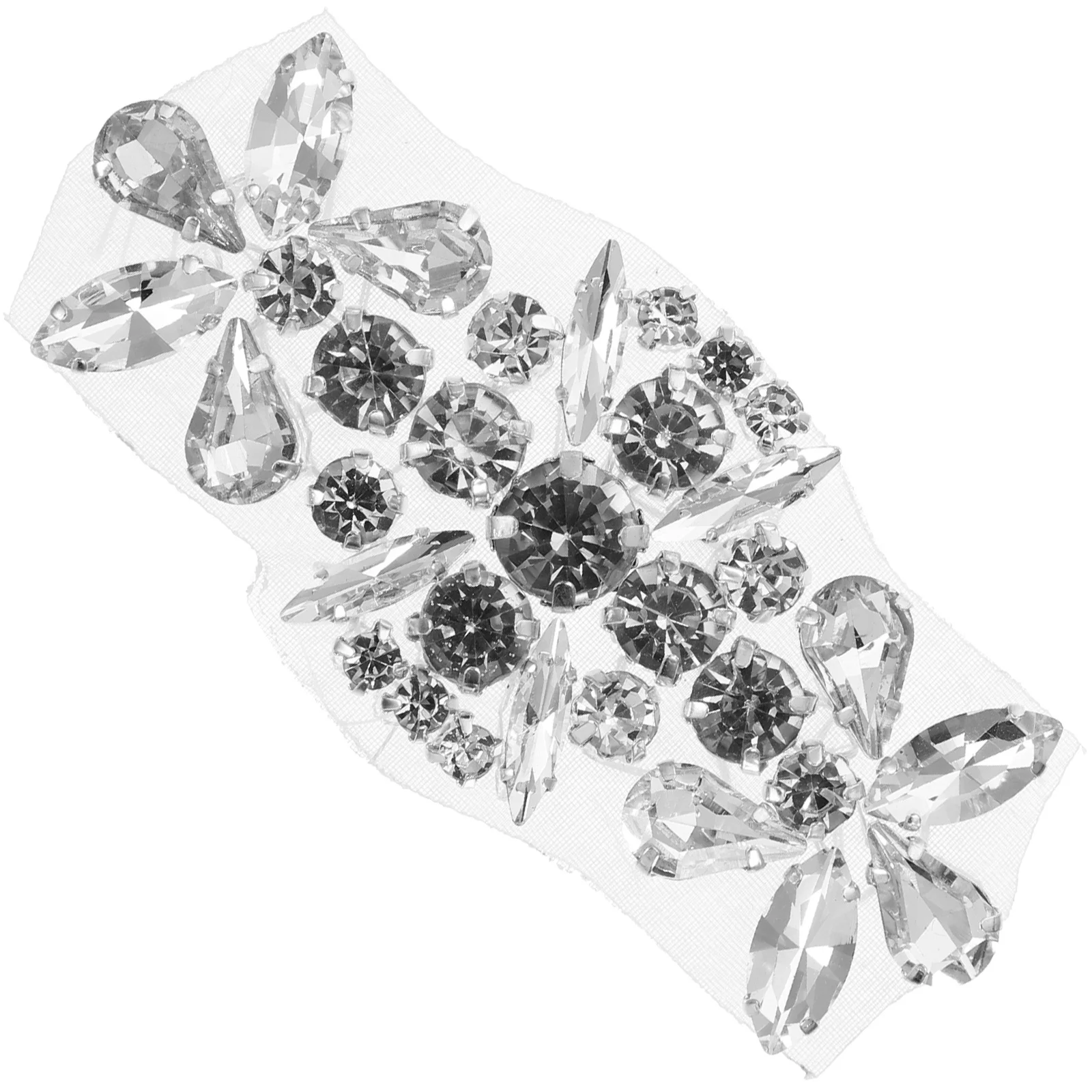 اللؤلؤ وشاح حزام حجر الراين زين الإصلاح الساخن لاصق التصحيح لفستان الزفاف ثوب الزفاف Diy إصلاح الخياطة الديكور