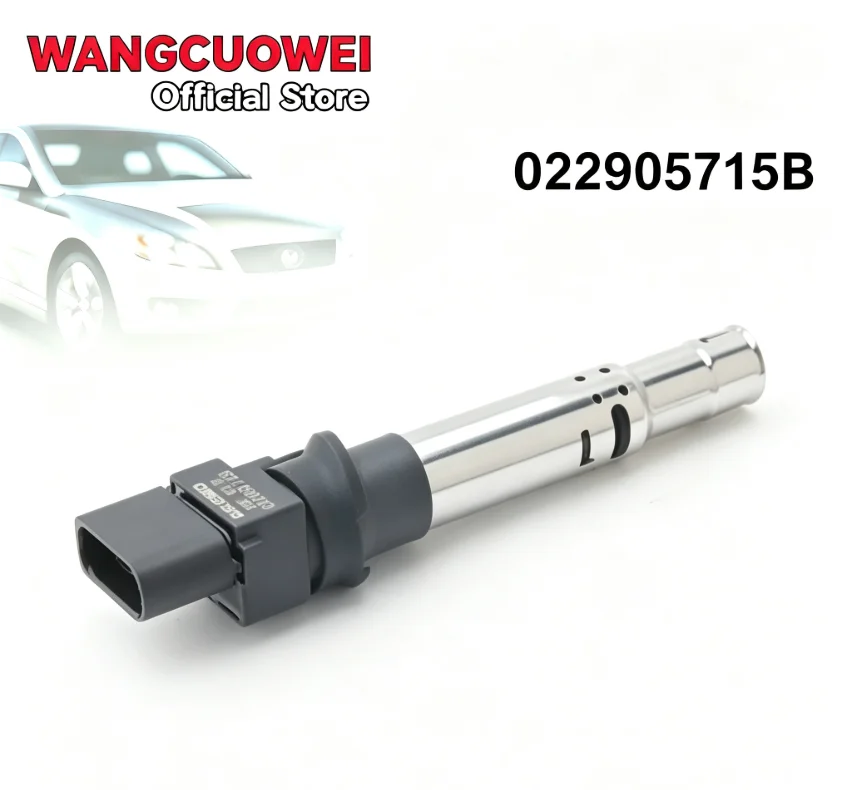 1pcs 022905715A 022905715B   Ignition Coil For Audi Q7 TT VW Transporter CC Eos Golf R32 Passat R36 Phaeton Touareg