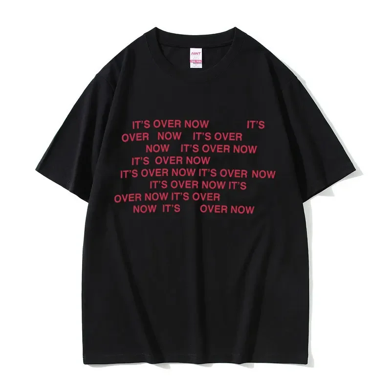 

Футболка с графическим принтом "Все, что я хотел, теперь это закончилось" для мужчин и женщин, модная, в стиле поп-музыки, повседневная, оверсайз, уличная одежда