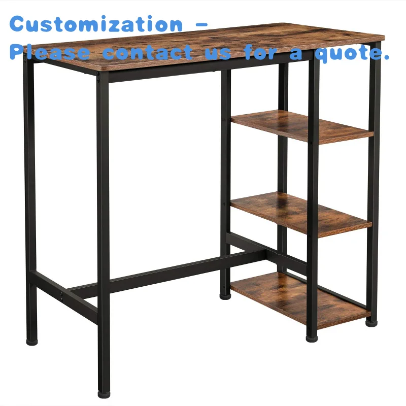 

Набор барных столов на заказ с 2 барными стульями, набор обеденных столов для паба, набор из 3 предметов, набор кухонной стойки, распродажа промышленной мебели