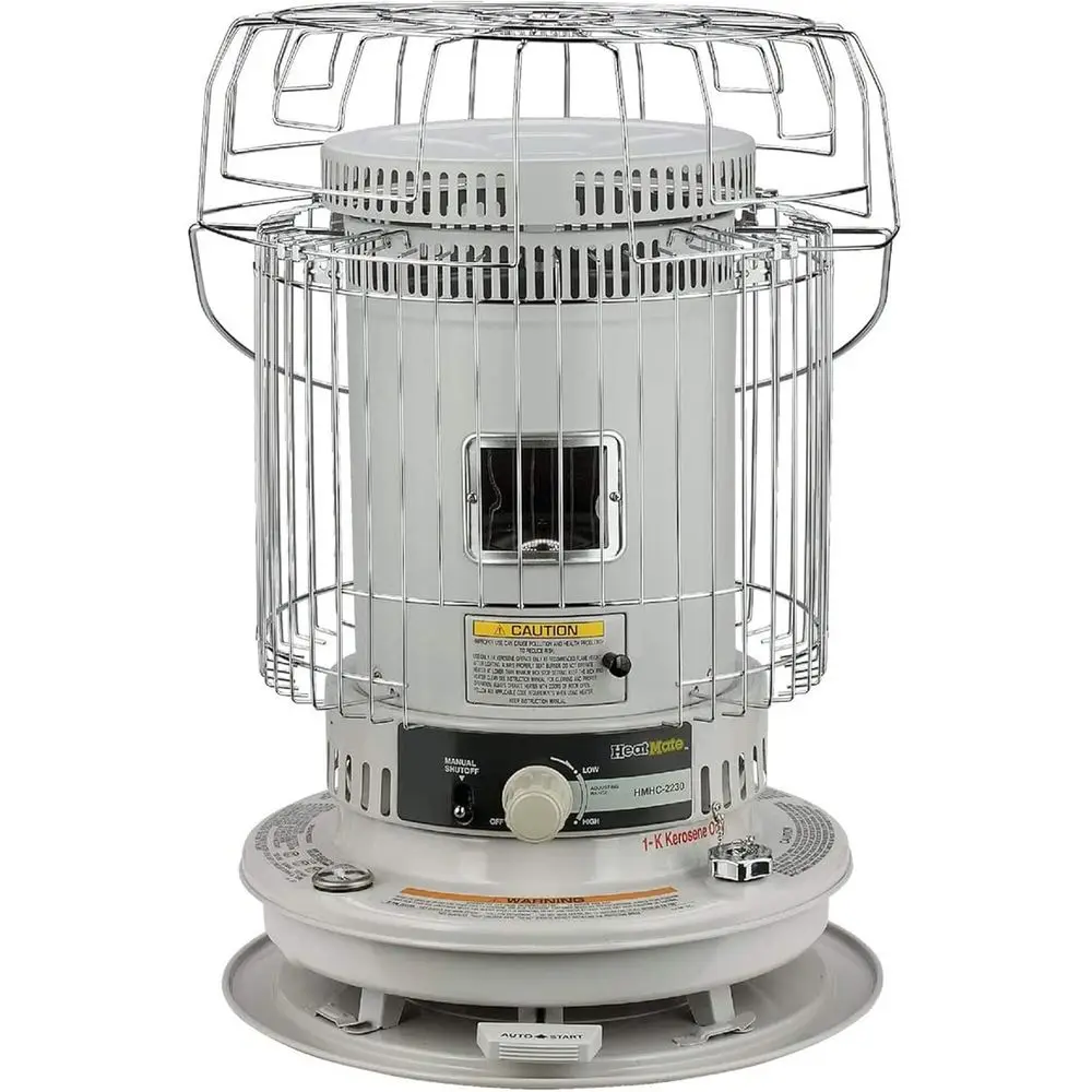 

Sengoku Indoor & Outdoor Portable Kerosene Heater, 23,500 , , White - CordlSpace Heater or Home, Garage, Basement, and Camping