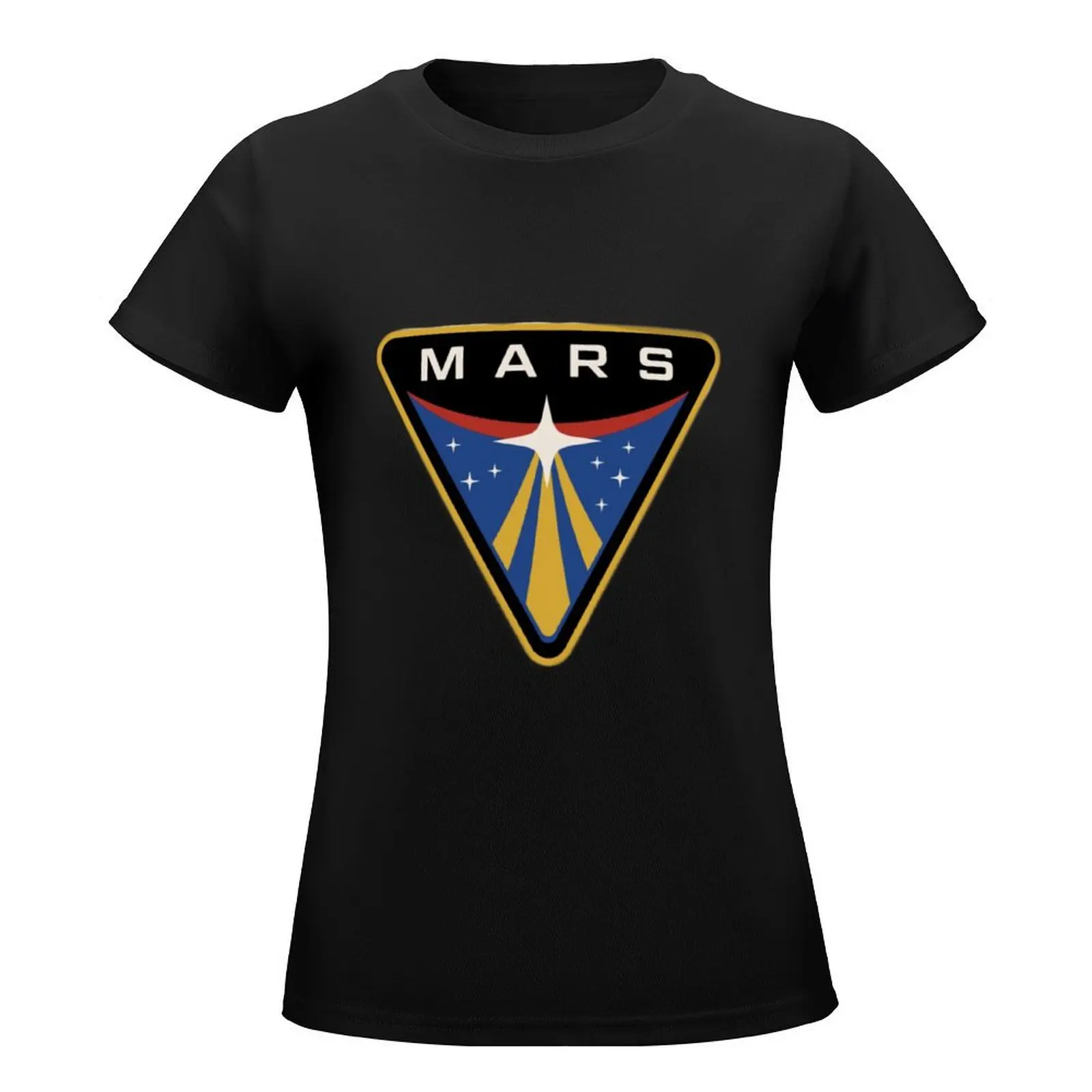 Mars Patch FAM T-Shirt aesthetic clothes heavyweights Aesthetic clothing quick drying tops Women