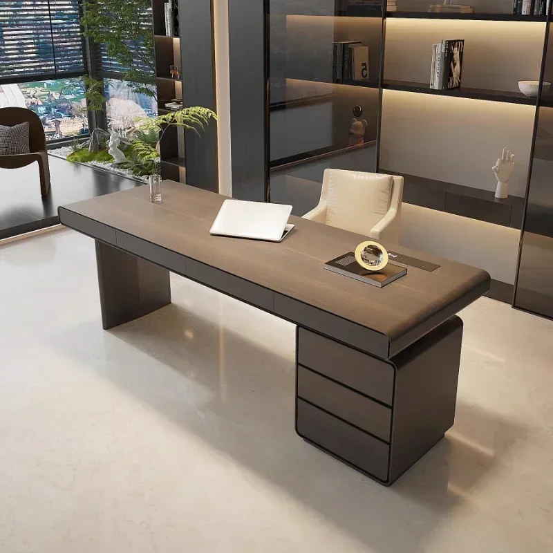 Computer Desk Room Desks Computer Desk Table Standing Office Furniture Gaming Tables Italian Light Luxury Modern High End