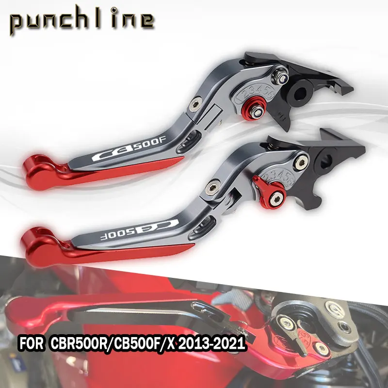 

Fit For CB500F/X 2013-2021 Folding Extendable Brake Clutch Levers CB500 X Motorcycle CNC Accessories Adjustable Handle Set