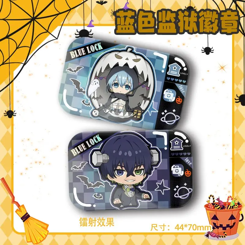 Anime BLUE LOCK Isagi Yoichi Chigiri Hyōma Bachira Meguru Badge Jacket Jeans Lapel Pin Collection Brooch Ornament Halloween Gift