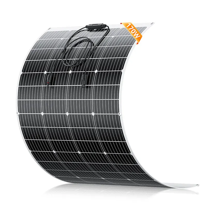400W-700W High Efficiency Flexible Solar Panel, Low Cost Outdoor Off Grid Solar Power Generation Equipment