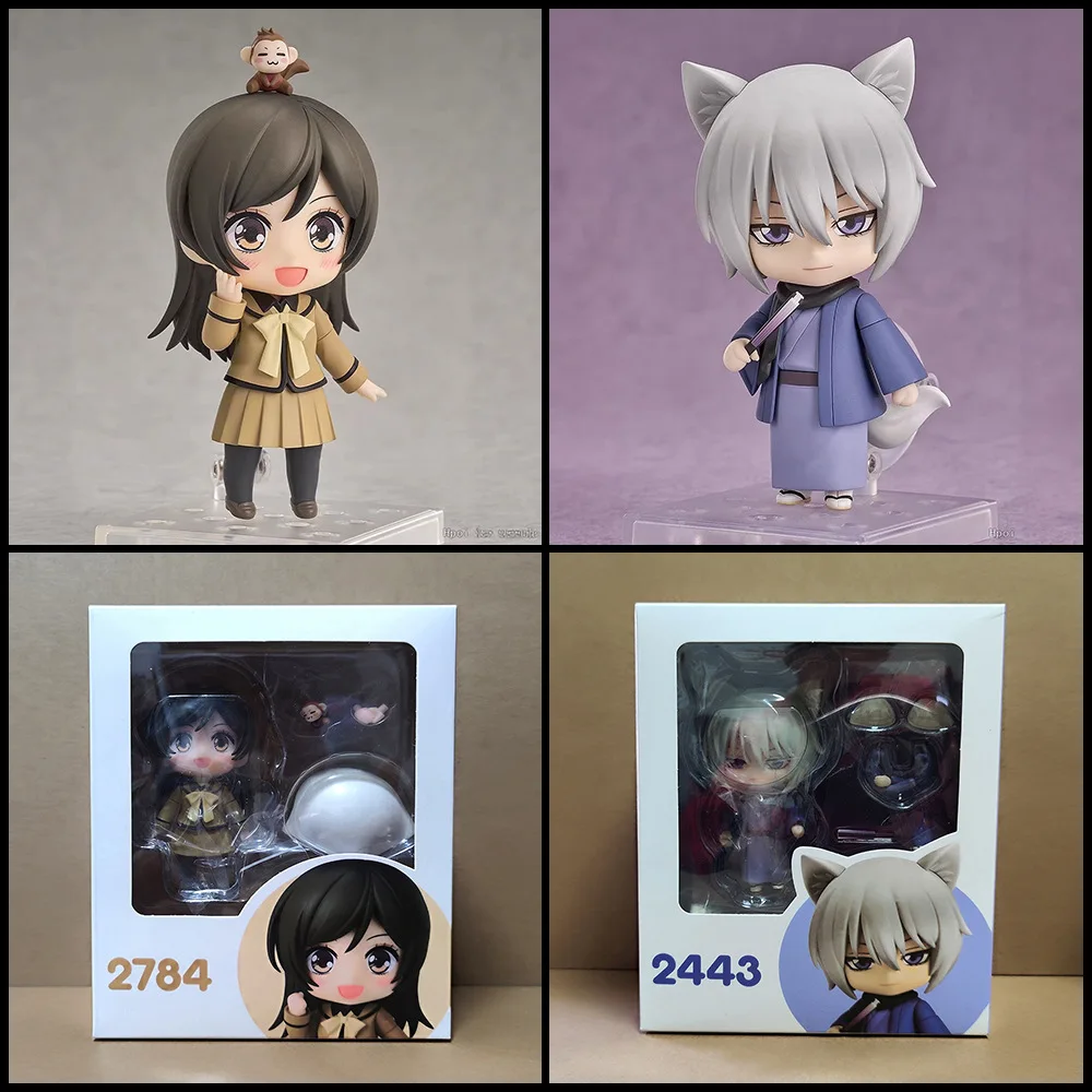 

2443 Tomoe Kamisama Kiss Q Version Poseable Action Figure Face Changing Desktop Decor Anime Collectible Model Figurine