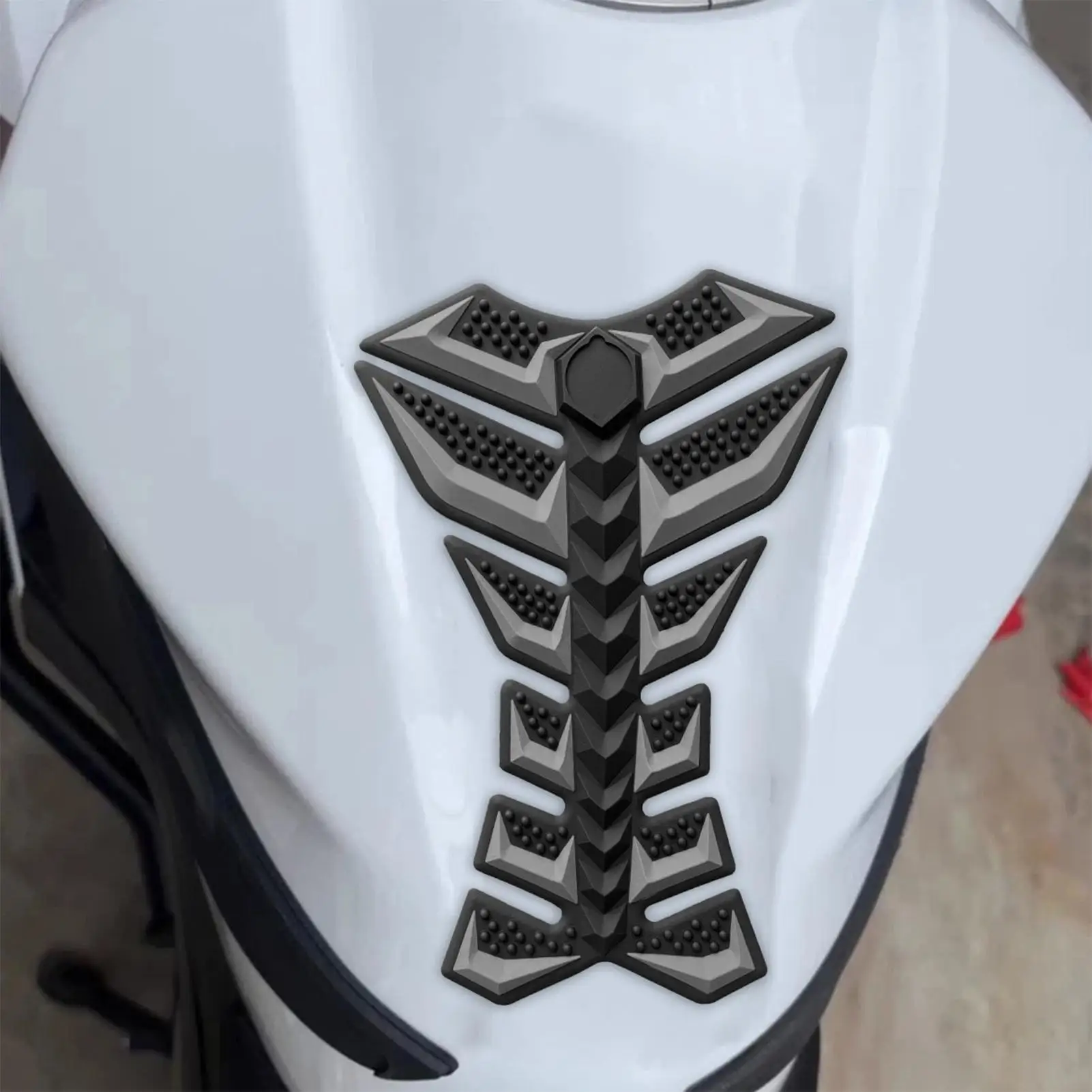 Motorcycle Stickers 3D Rubber Pad Protector Adhesive Motorcycle Decorative Stickers For Adults Oil Tank Street Car Modification