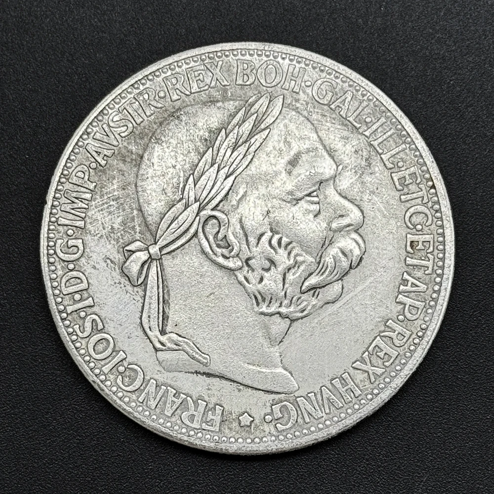 Austria 1900 Franz I 5 Krona Commemorative Coin, Austro Hungarian Empire Replica Collection Medal, Christmas Gift, Souvenirs