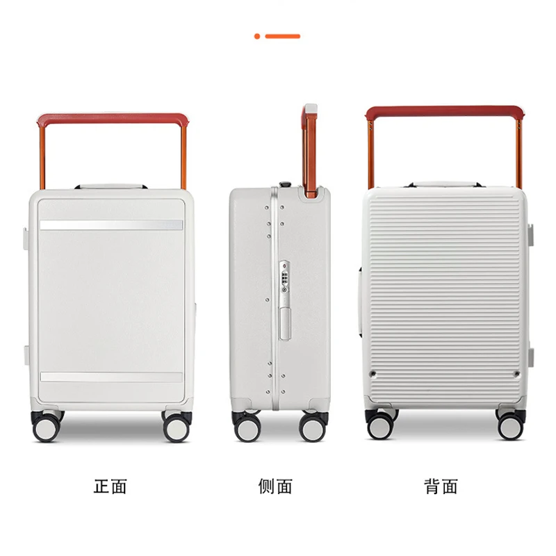 New travel luggage leisure trolley wide pull bar suitcasex fashion simple luggage wholesale large 20/24 