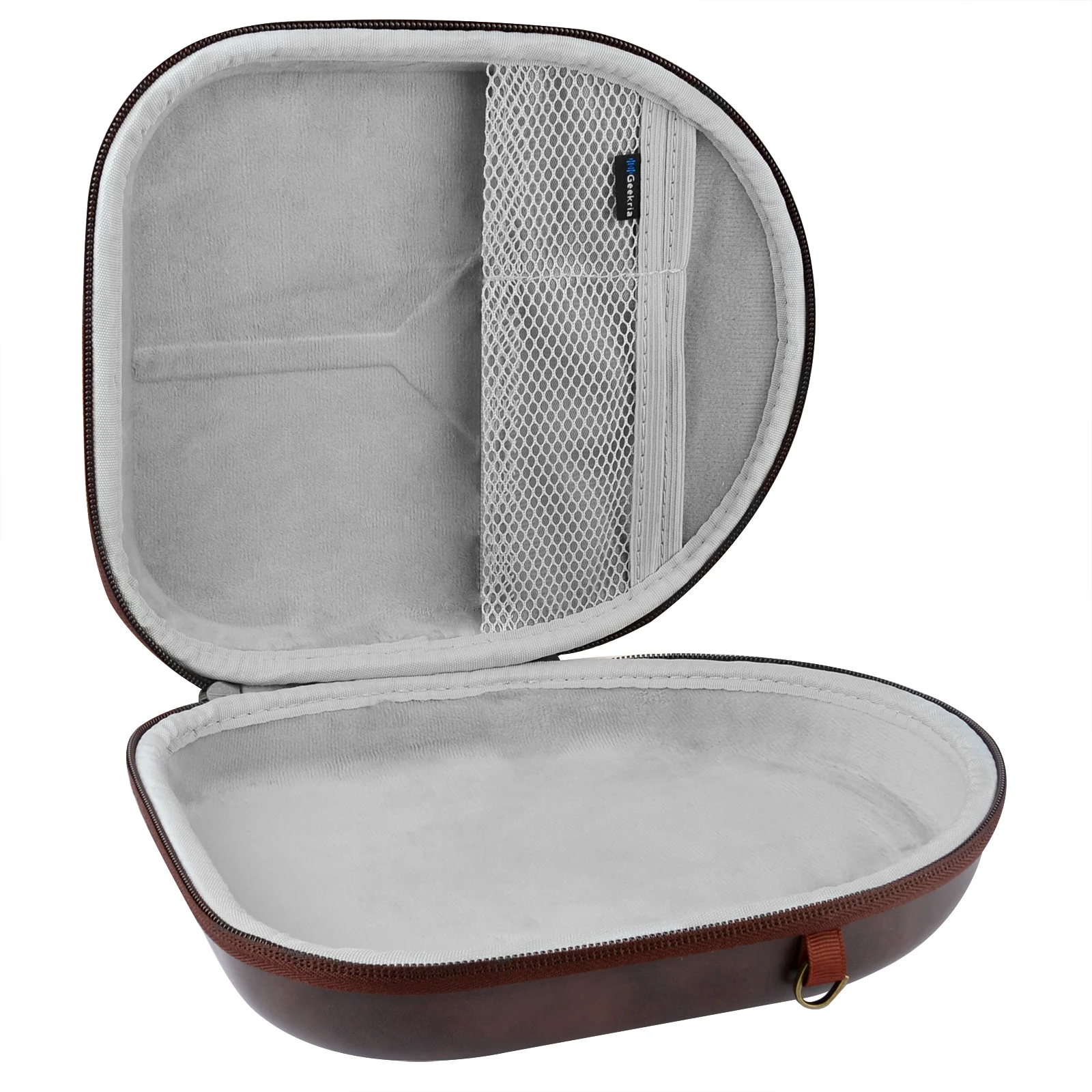 Geekria Headphone Case for Bose QC Ultra, QC45, QC 35II Headsets, Replacement Hard Shell Travel Carrying Bag (Brown)