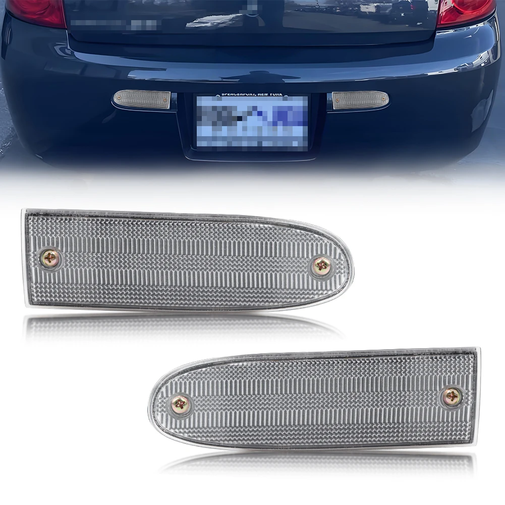 

2Pcs Rear Bumper Turn Signal Backup Reverse Lights For 2000 2001 2002 2003 2004 2005 2006 2007 2008 2009 G5 Monte Carlo No Bulb