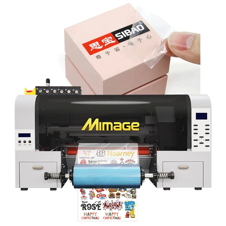 Uv Printer Dtf With Two Printing Technologies Equipped With Four  Printing Heads for Various Packaging Labels