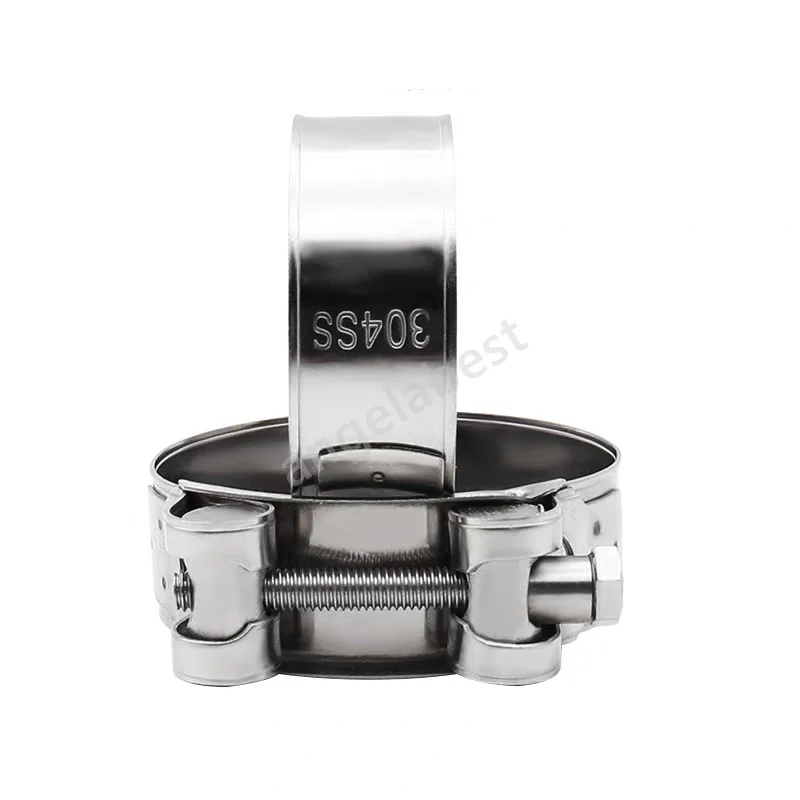 17-252mm High Quality Stainless Steel Hose Clamp Exhaust Air Water Pipes Durable Sealing Powerful Strength Repair Welding Tools