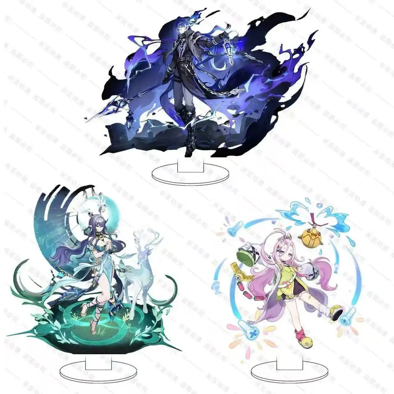 

New 10Cm Genshin Impact Anime Flins Lauma Aino Cosplay Acrylic Stand Model Figure Standing Desktop Decor Acg Collect Gift