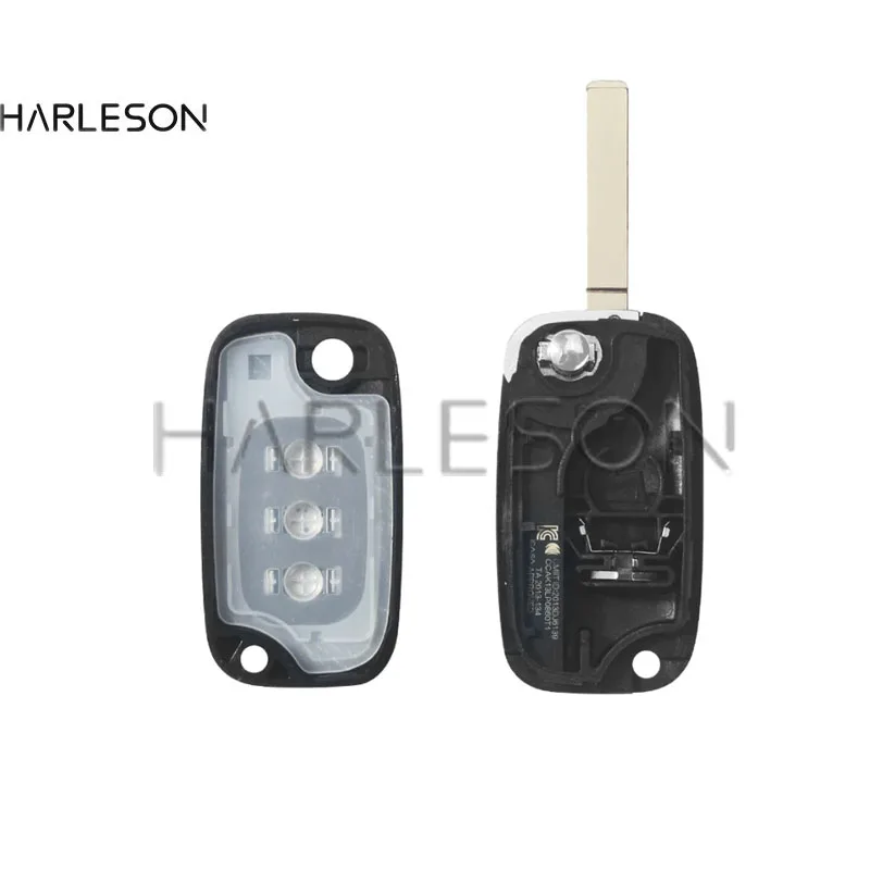 3 Botão 4 Botão Flip Shell Chave Remoto para Benz Smart Fortwo 453 Forfour 2015-2017 Substituição da chave do carro Caso