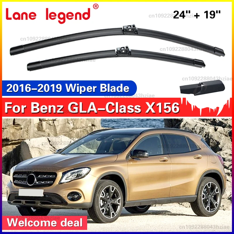 Para Mercedes Benz GLA 2016 2017 2018 2019 X156 limpiaparabrisas delanteros accesorios de parabrisas GLA 200 250 180 220 45