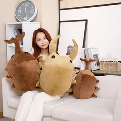 Jouet en peluche simulé de CÔTÉ cinelle pour enfant, tripanosome amusant, CÔTÉ cinelle, rhinocéros, insecte, beurre, animal en peluche, oreiller, cadeaux, 50-60cm