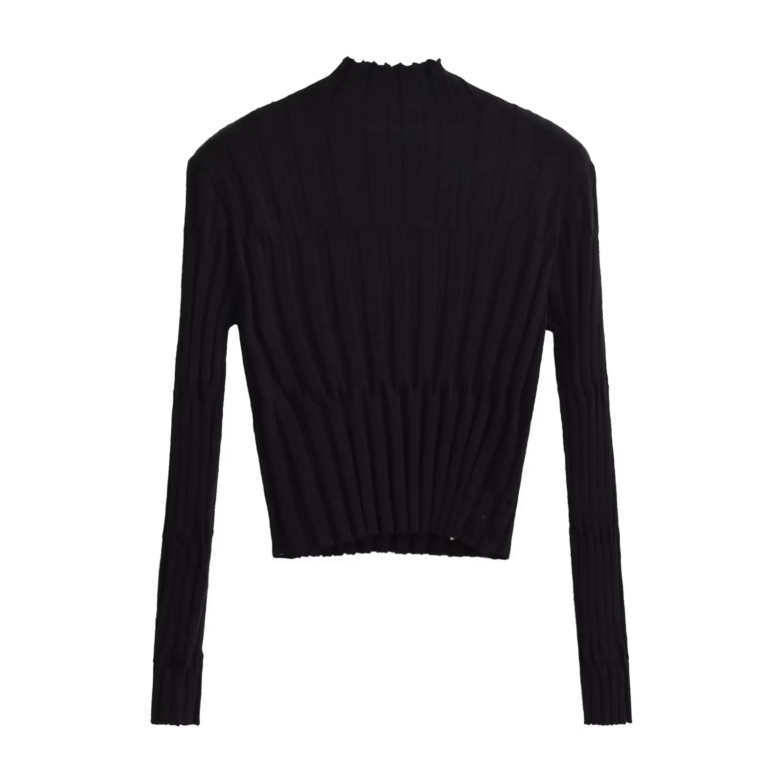 

Withered Autumn Basic Striped Long Sleeve T-shirt Fashion Ladies Tight Round Neck T-shirt Women