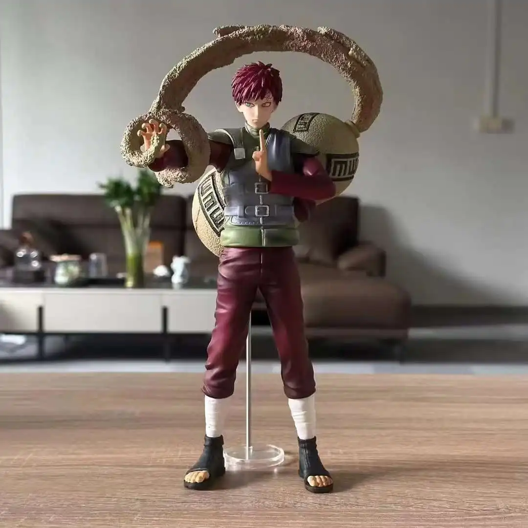 Gaara Naruto Tempesta di sabbia Figure GK Gaara Action Figures 28 cm PVC NARUTO Figurine Collezione Giocattoli Modello Decorazione Regali