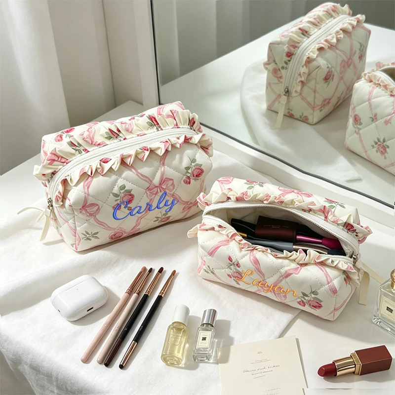 자수 맞춤 제작/일반 버전의 퀼팅된 마름모 모양 화장품 - Embroidery Quilting 리뷰 및 가격