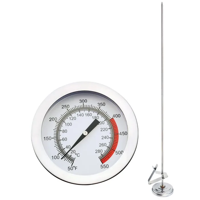 Wholesales Household Stainless Steel Kitchen Oil Thermometers Frying Food Thermometer