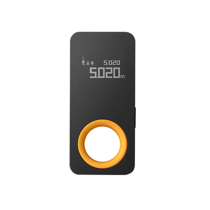 

Laser measuring tool, pocket-sized 98-foot digital laser tape measure with ±2 mm accuracy, USB-C rechargeable.