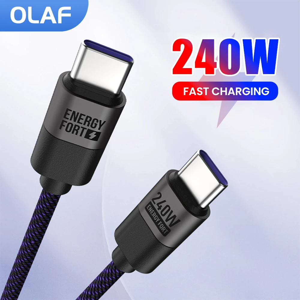 

Кабель USB Type-C для быстрой зарядки и передачи данных, 240 Вт
